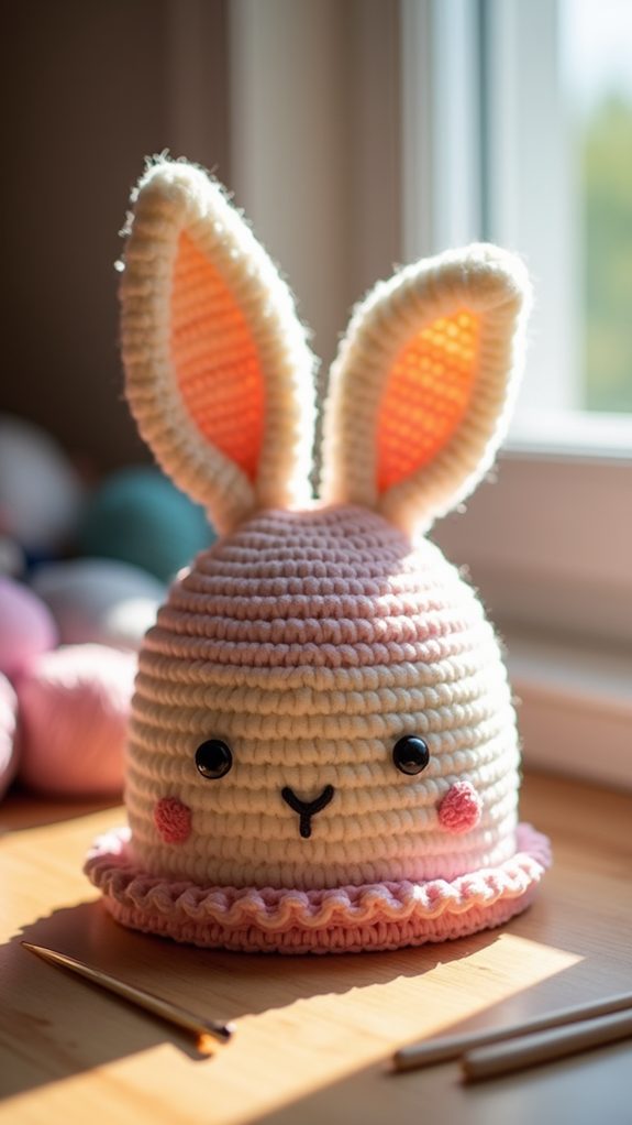 cute crochet bunny hat
