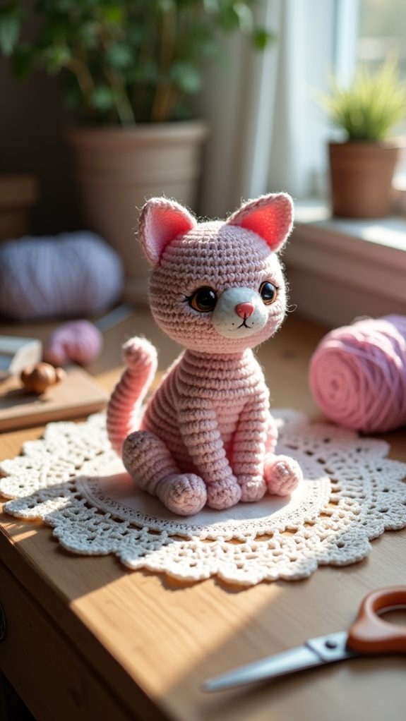 cute feline fabric designs
