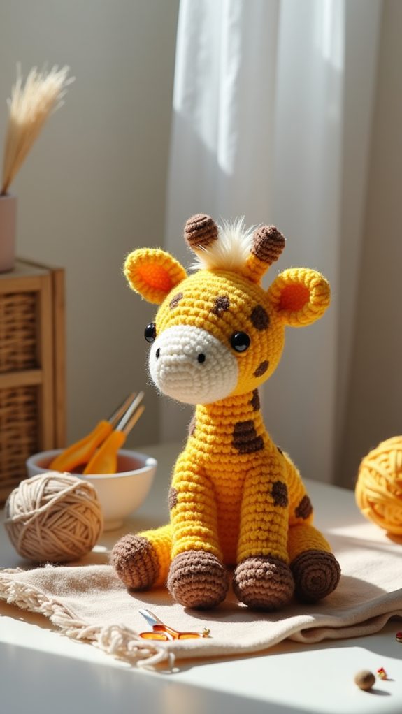 cute miniature giraffe toy