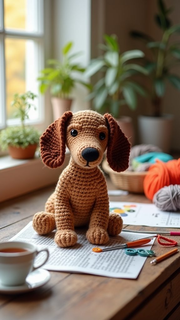 dachshund crochet design guide