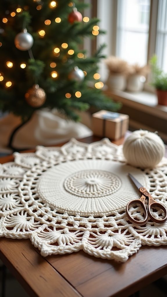decorative holiday tree cover