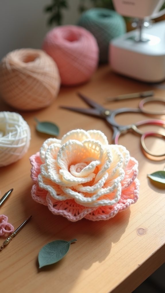 delicate floral embellishment design