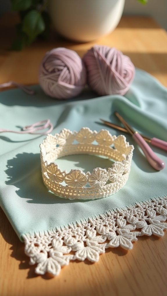 delicate floral lace accessory