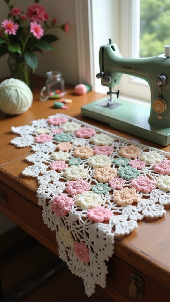 delicate floral lace design