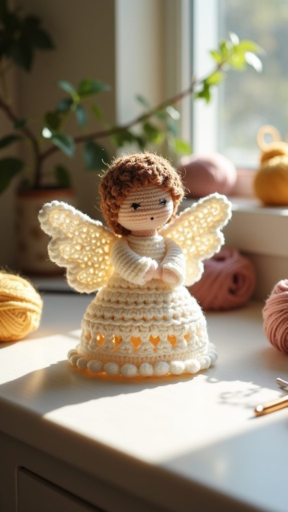 delicate handmade crochet decoration