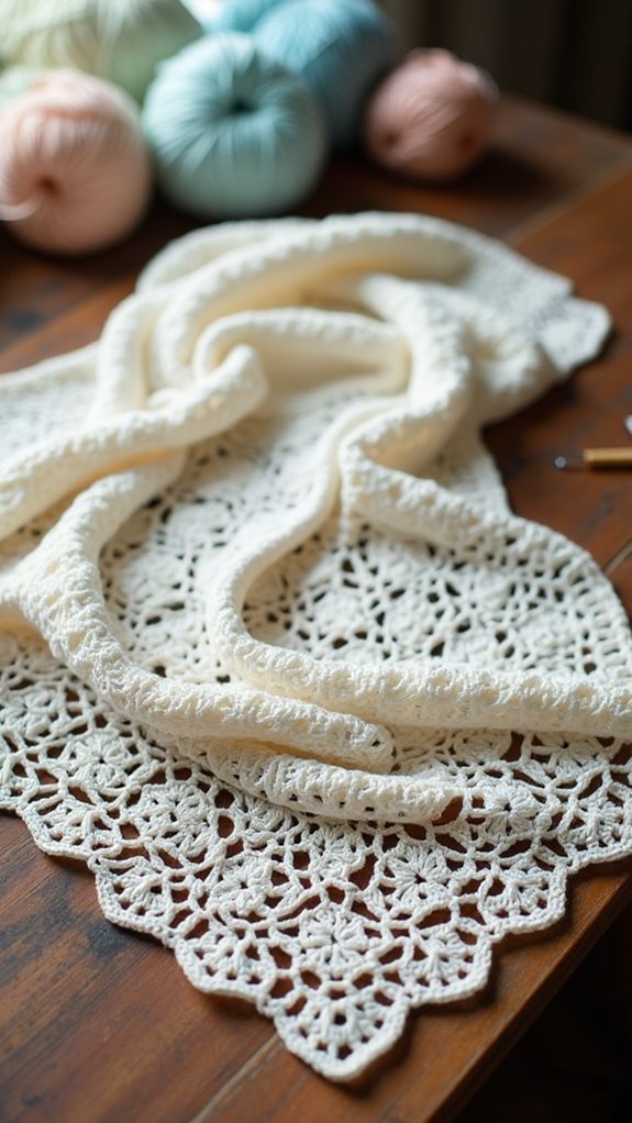 delicate sheer knit cover up