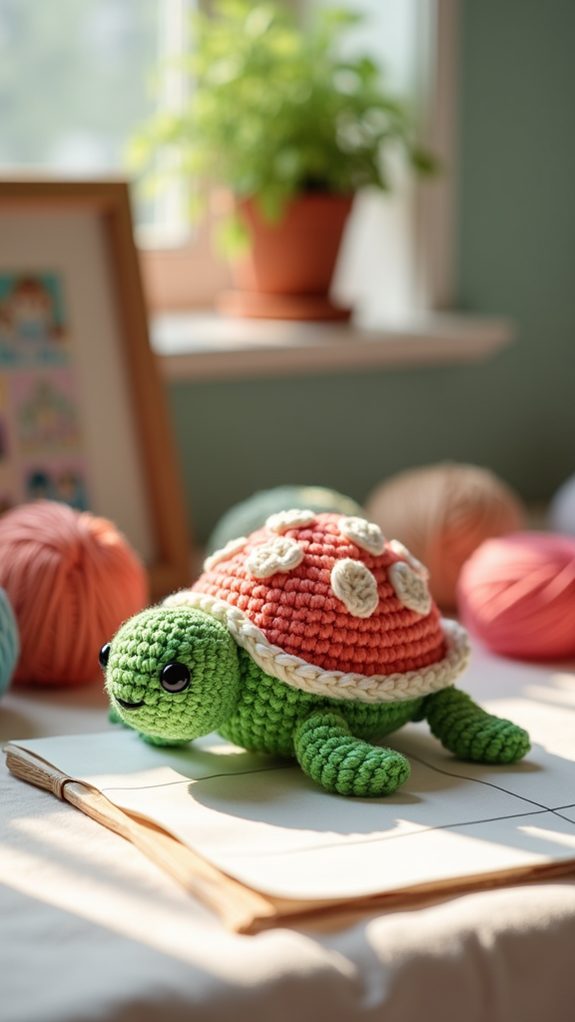 delicate turtle design idea