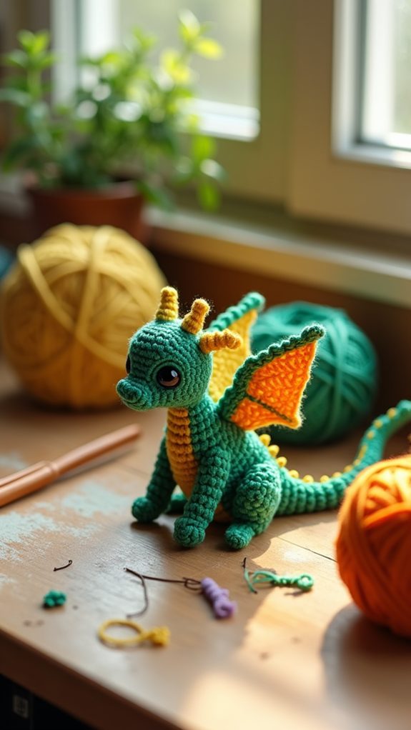 doll sized dragon figurine