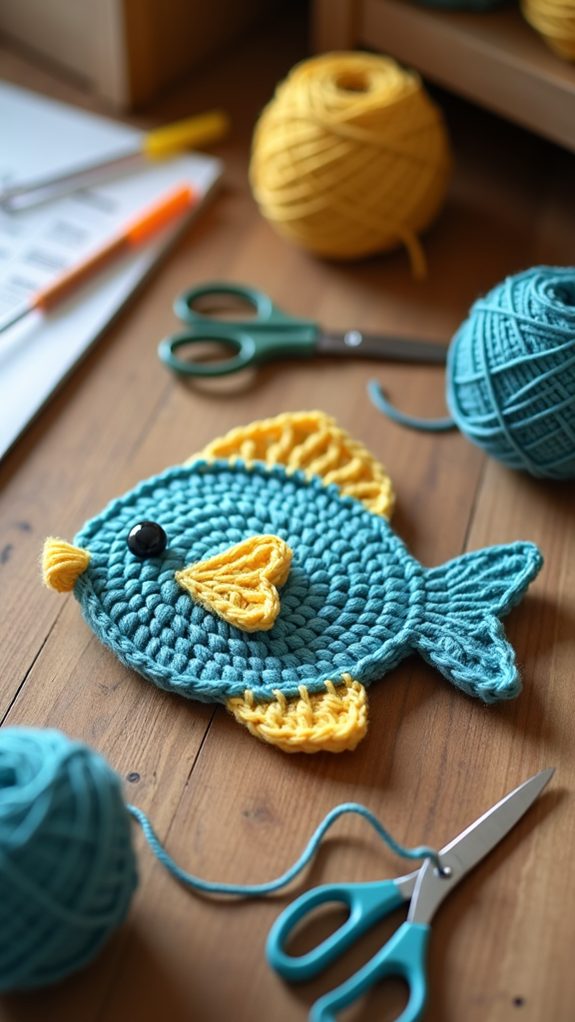 easy fish fabric design