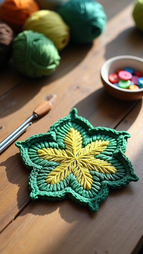 eco friendly leaf coaster
