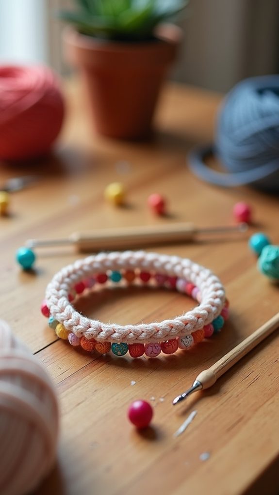 elegant beaded crochet pattern
