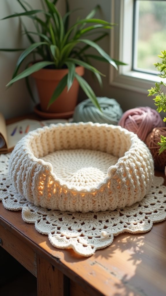 elegant handcrafted lace bedding
