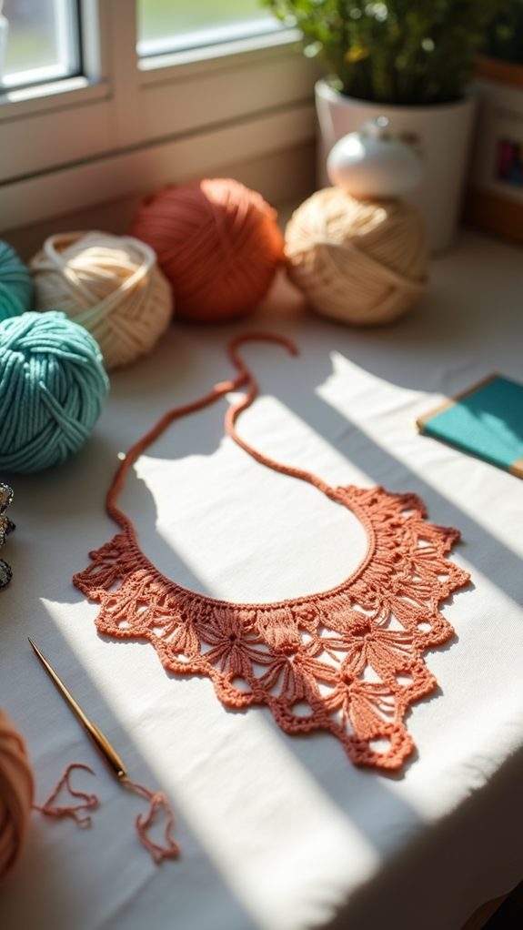 elegant handcrafted lace jewelry