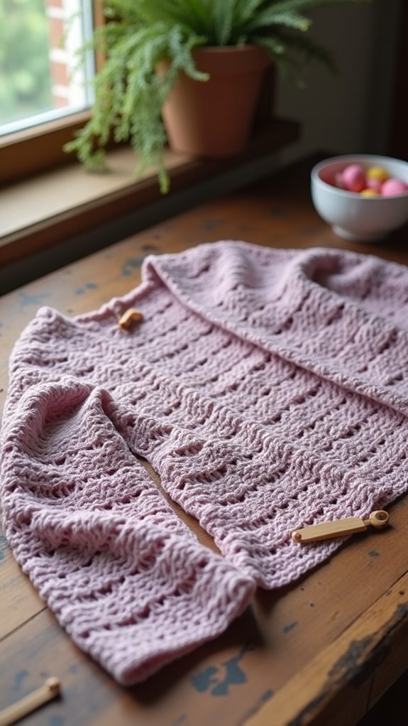 elegant lace crochet cover up