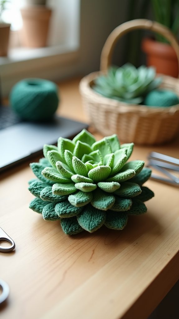 elegant succulent arrangement design