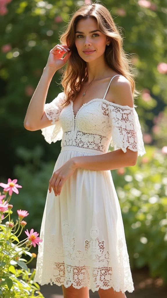 elegant summer crochet dress