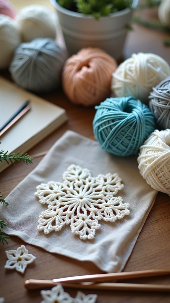 elegant winter craft project