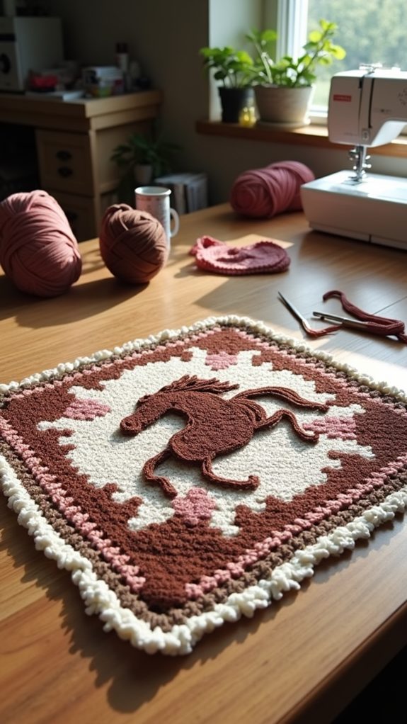 equestrian gear fabric design