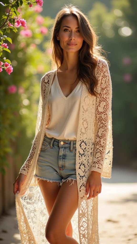 fashionable crochet jacket style