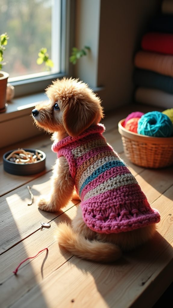 fashionable dog vest wear