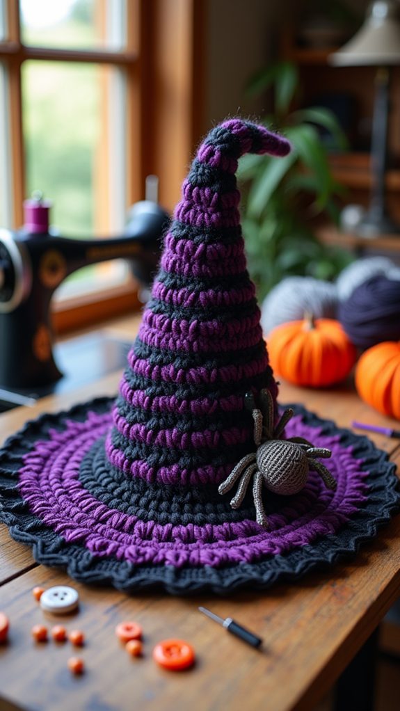 festive witch hat design