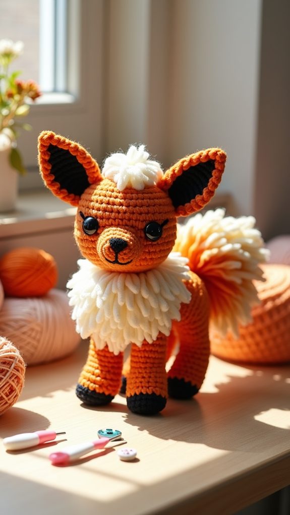 fire type fox pok mon