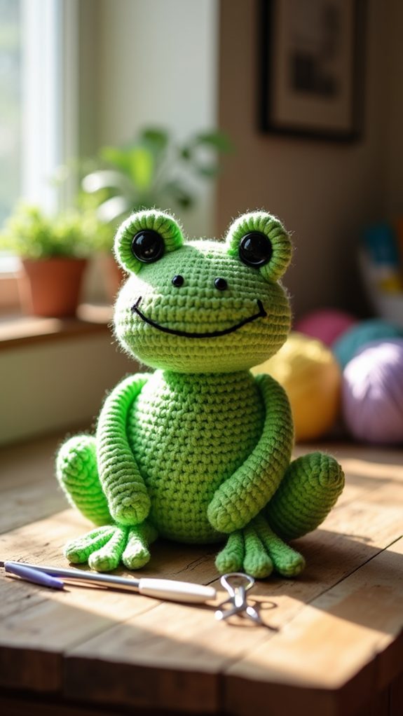 frog shaped sitting design