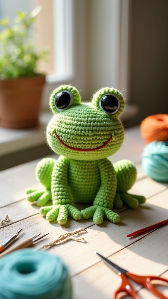 frog themed tabletop decorations
