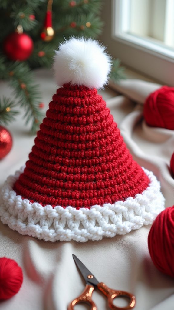 glittery christmas headwear creation