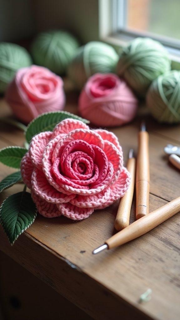 gradient rose color technique