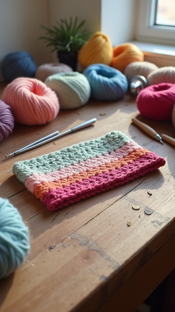 gradient style ear warmer