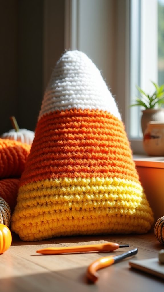halloween themed crochet project