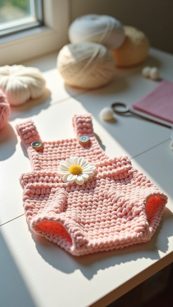 handmade baby crochet outfit