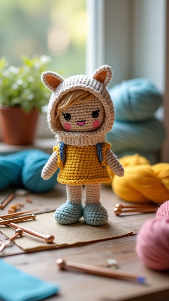 handmade crochet doll accessories