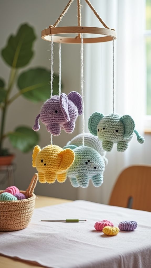handmade elephant nursery decor