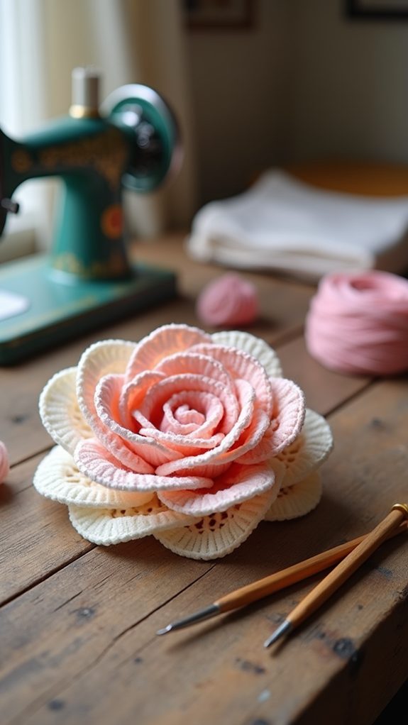 handmade vintage floral design