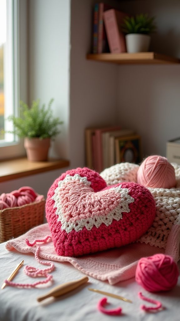 heart pillow seasonal collection