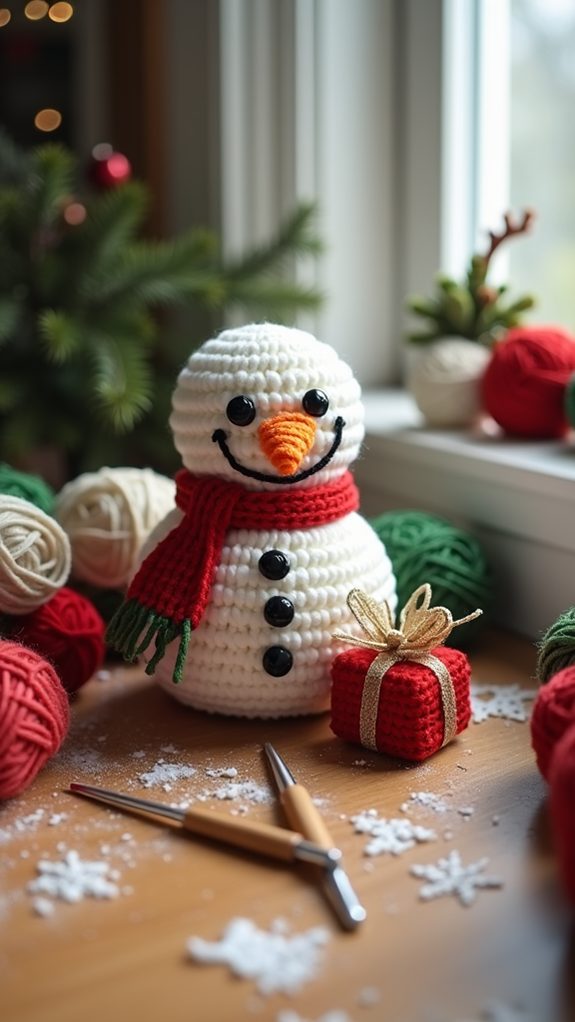 holiday snowman gift surprise