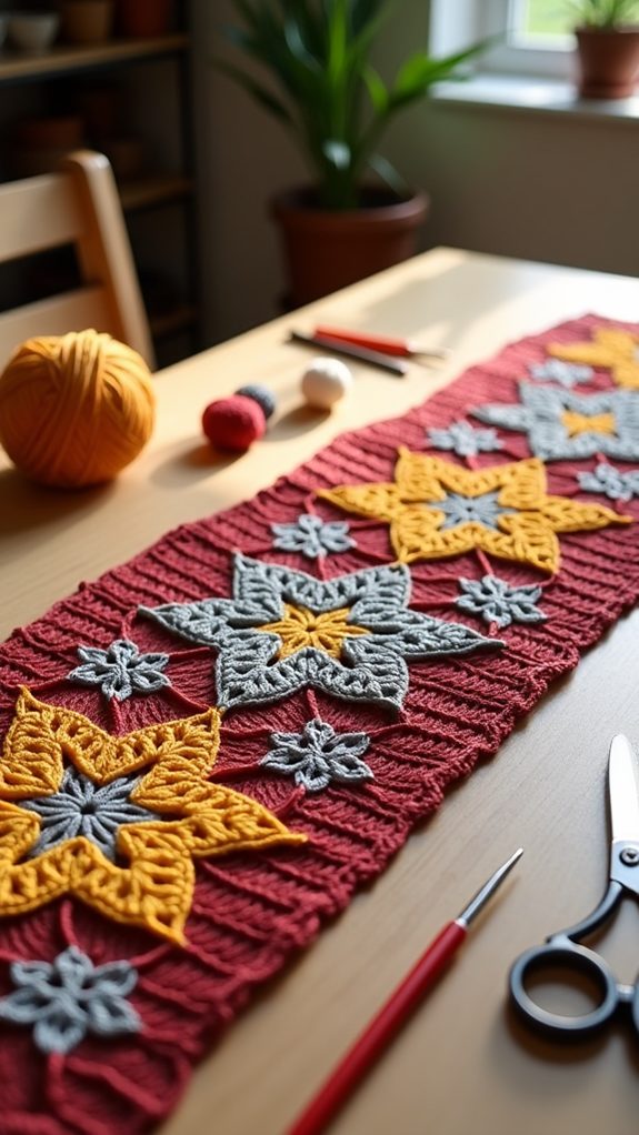 holiday themed table decor
