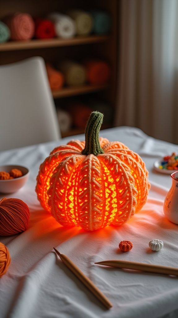 illuminated halloween decoration idea