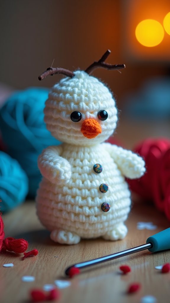 illuminated winter decoration craft