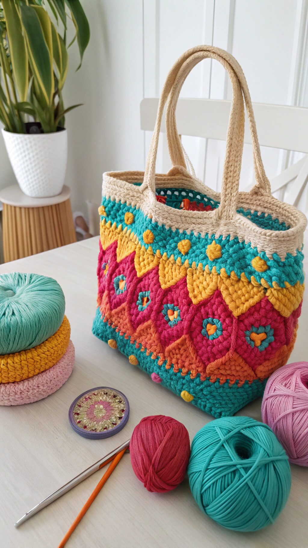 Colorful Beach Bag