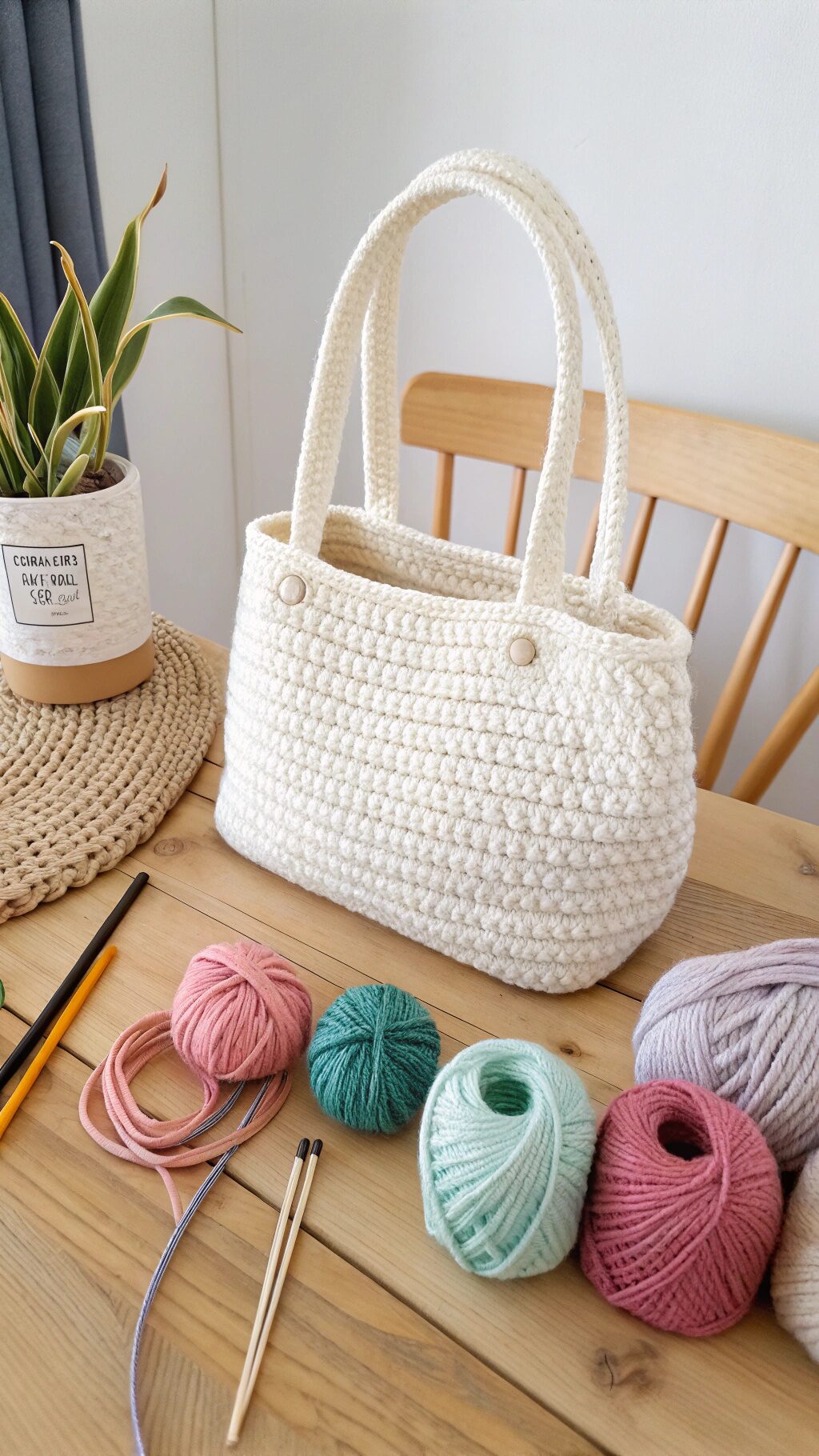 Minimalist Crochet Crossbody