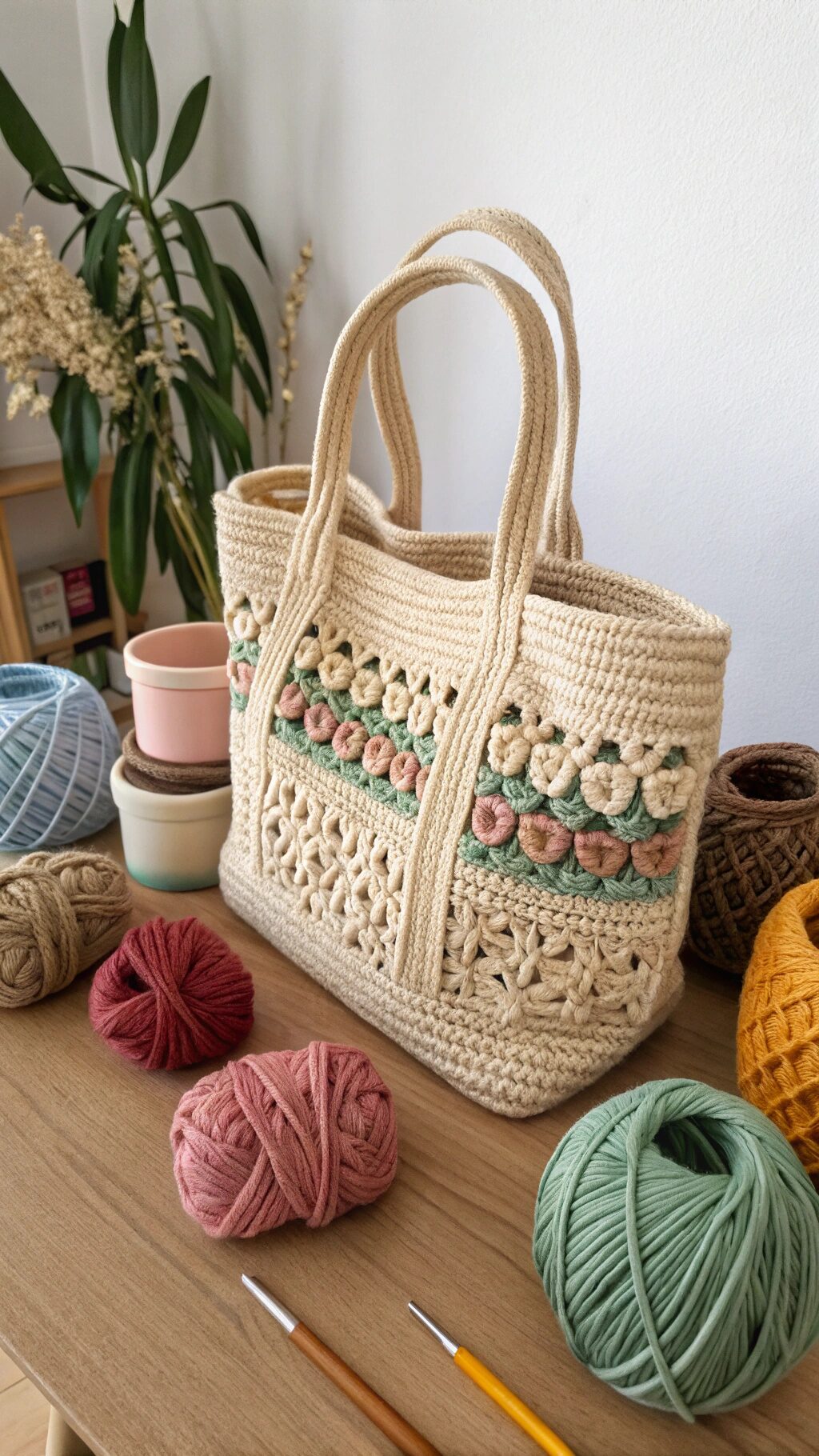 Floral Embellished Purse