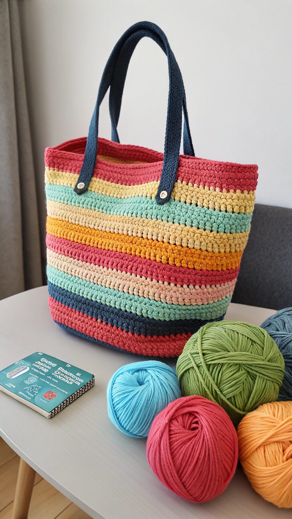 Bold Striped Handbag