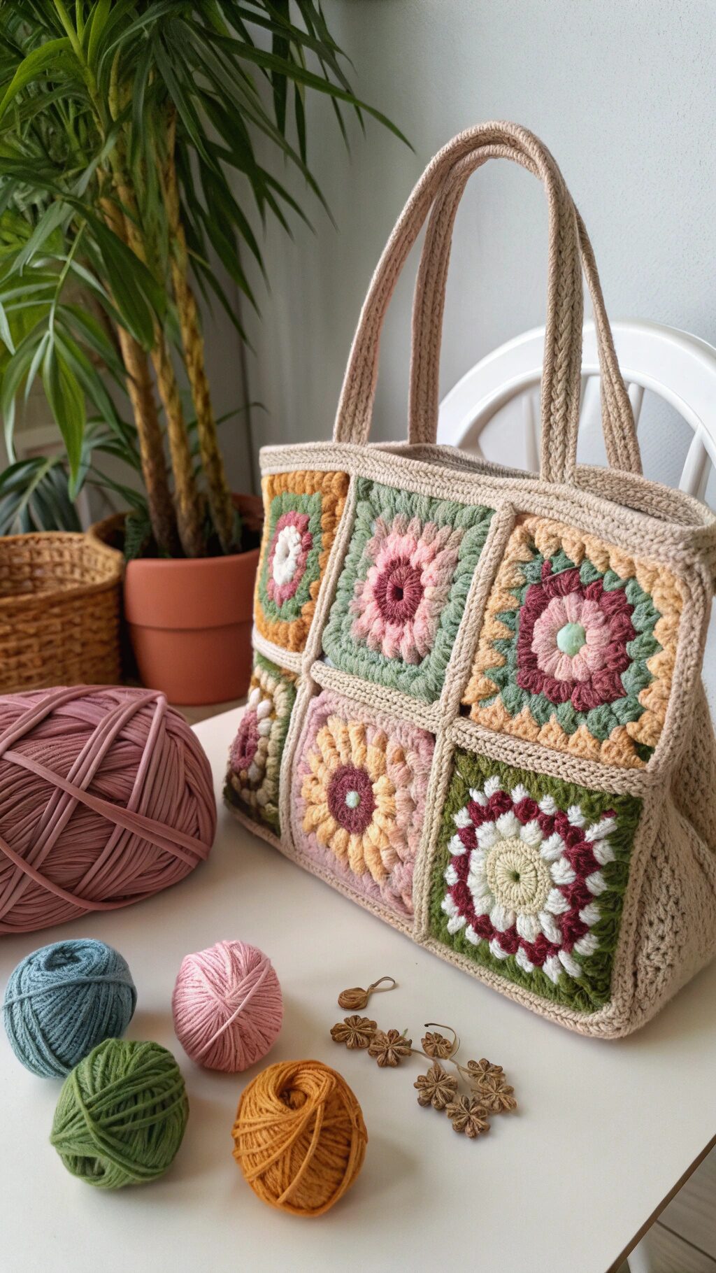 Classic Granny Square Bag