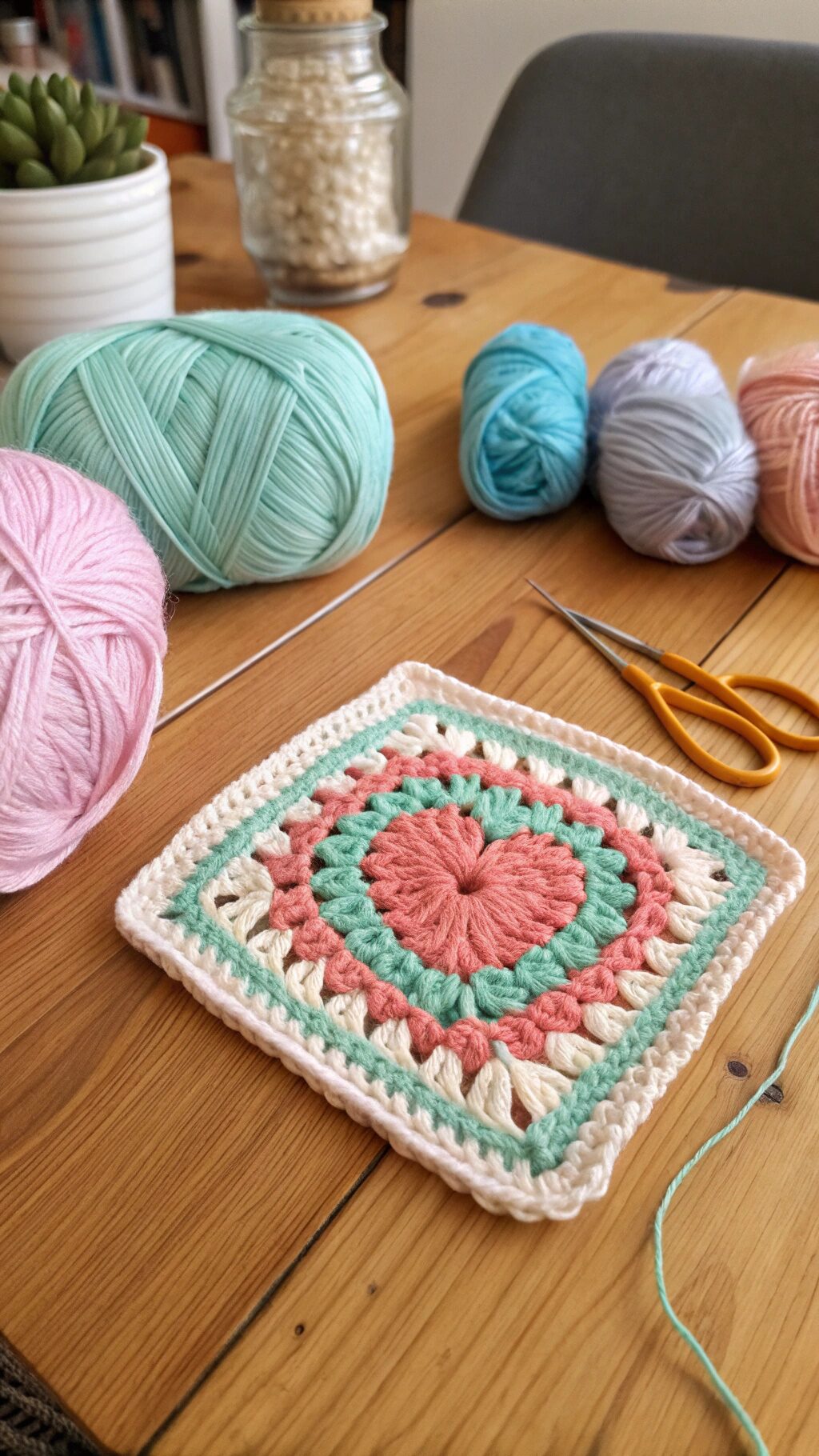 Granny Square Heart