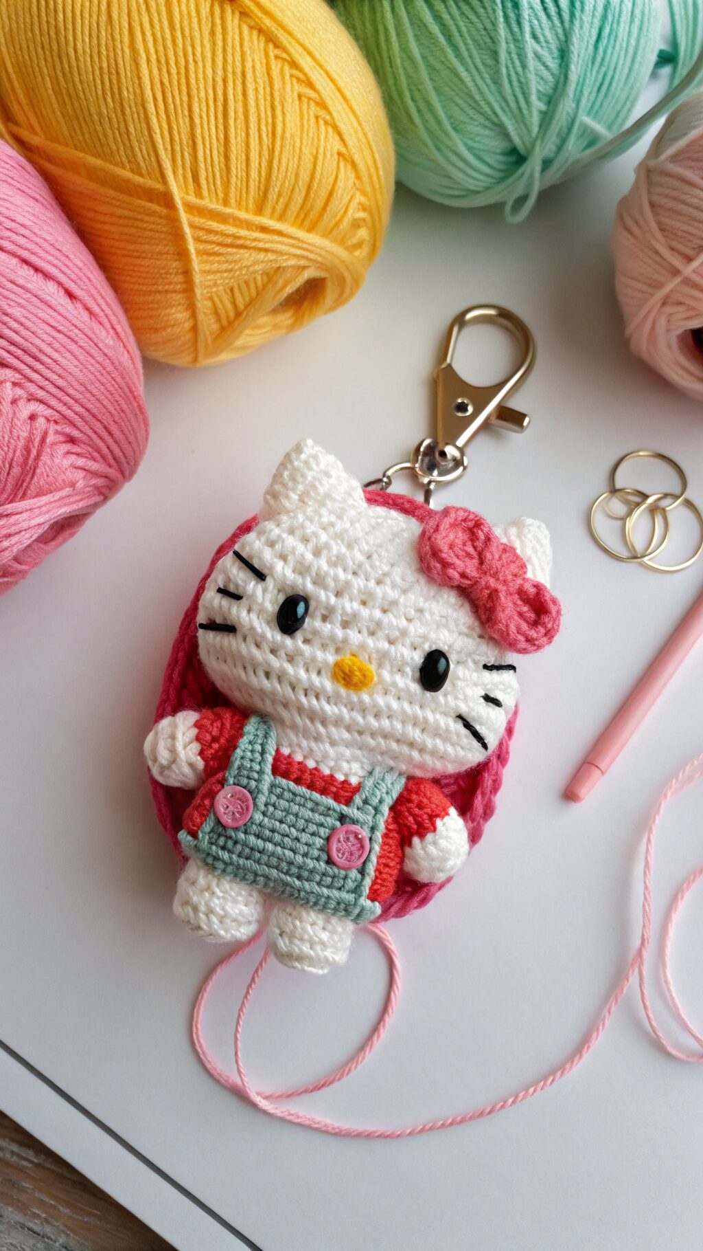 Hello Kitty Backpack Charm