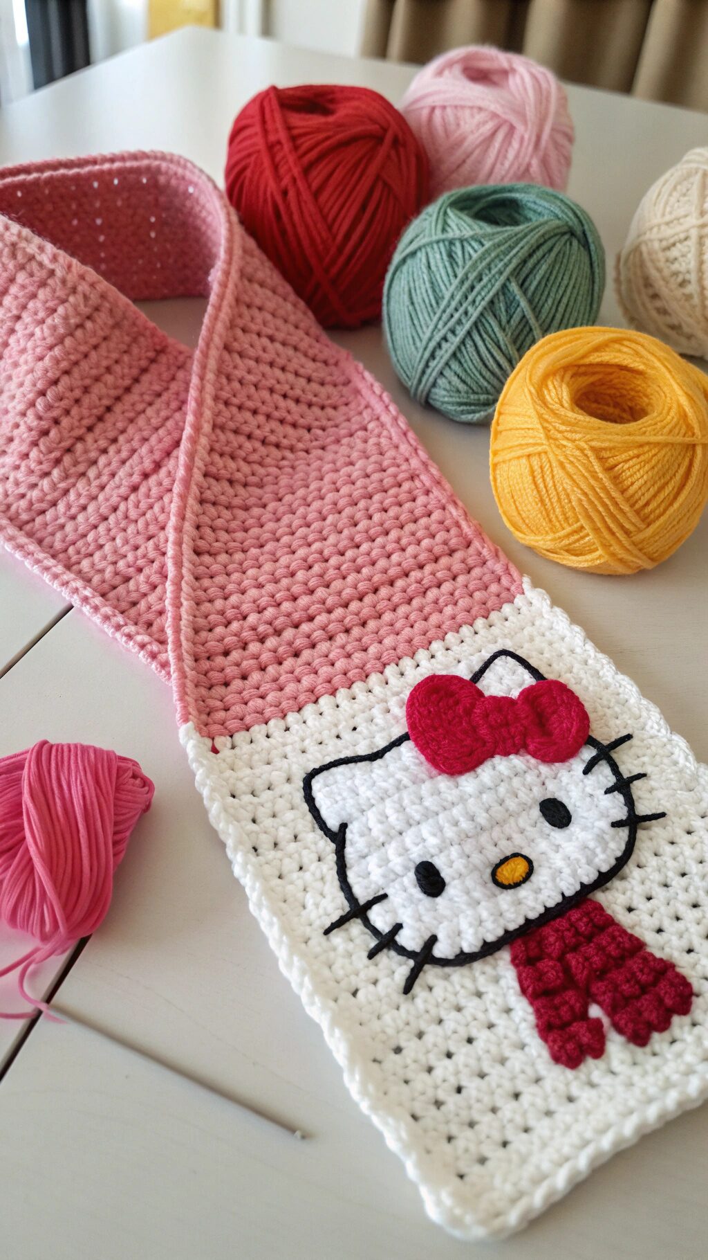 Hello Kitty Scarf Pattern