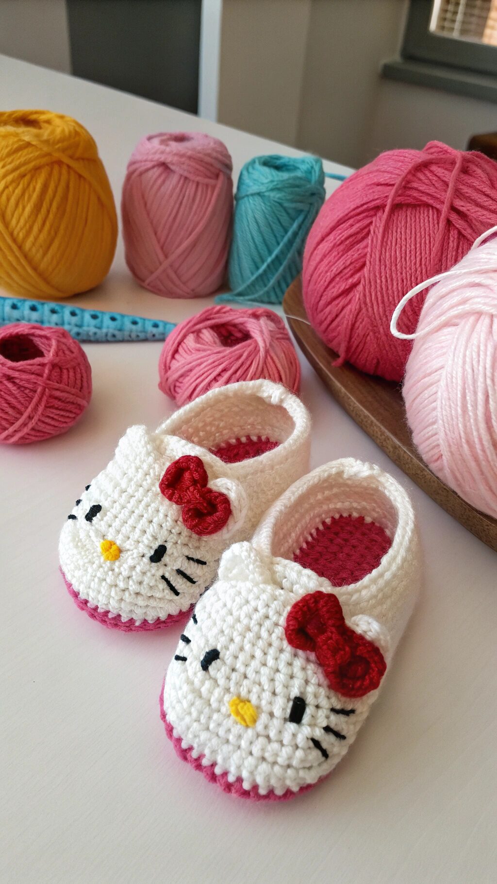 Hello Kitty Baby Booties